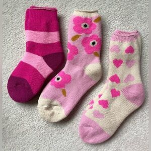 Pink and Cream Barbie colors Kids Socks Set
